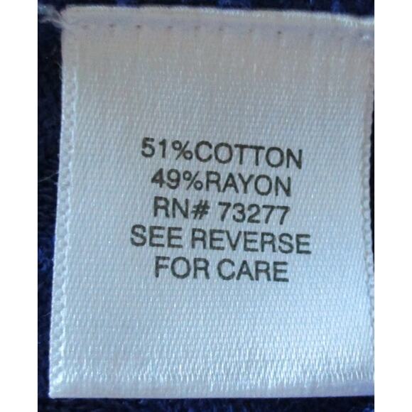 Dana Buchman Plus Women's 3/4 Sleeve Blue Knit Lightweight Sweater NWT Size 2X - Picture 10 of 11